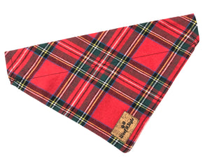 Scarlet Dog Collar Bandana