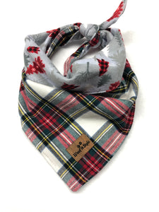 Noel Reversible Dog Scarf