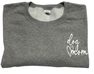 Dog Mom Heart Sweatshirt