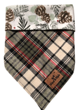 Holly Reversible Dog Scarf