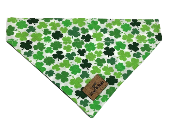 Lucky St. Patrick's Day Dog Collar Bandana